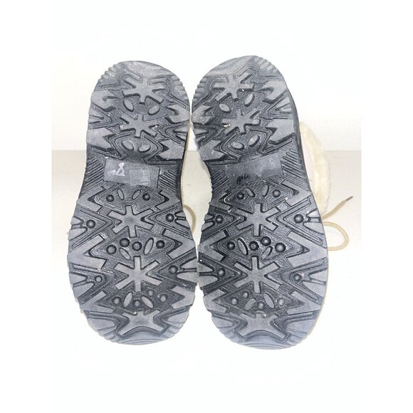 Itasca Cedar Snow Boots Women 8 Suede leather winter outdoors Faux Fur - Picture 7 of 8